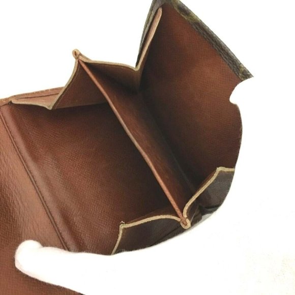 017086D Louis Vuitton Wallet Monogram Portefeiulle Elise Trifold - Picture 7 of 9